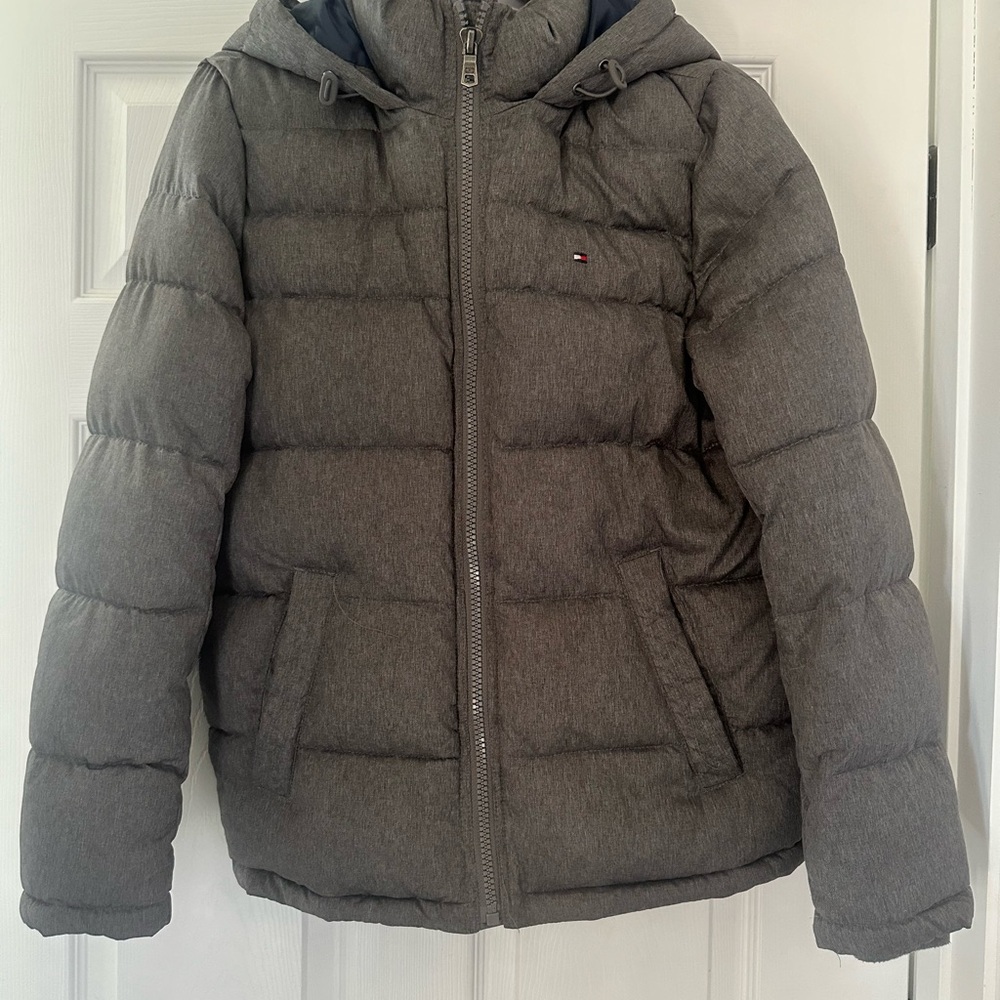 Tommy Hilfiger Gray Puffer Jacket